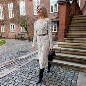 Max Mara Studio MSTPIROGHE Kjole, Black Dot